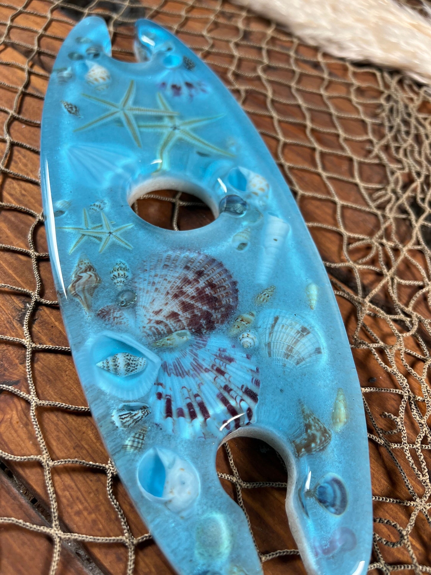 Ocean Shells Wine Caddy