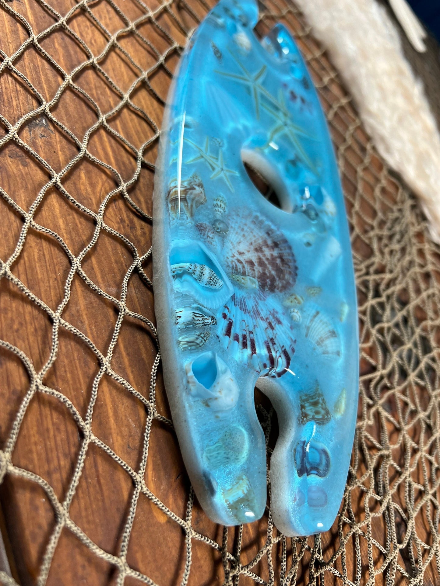 Ocean Shells Wine Caddy