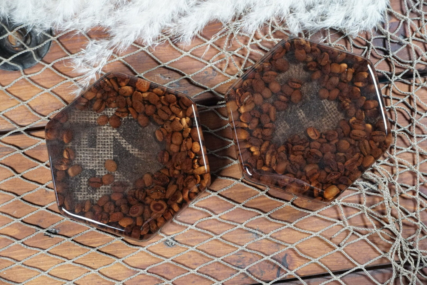Coffee Bean Coasters