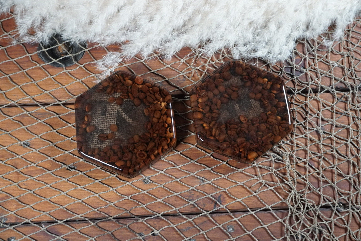 Coffee Bean Coasters