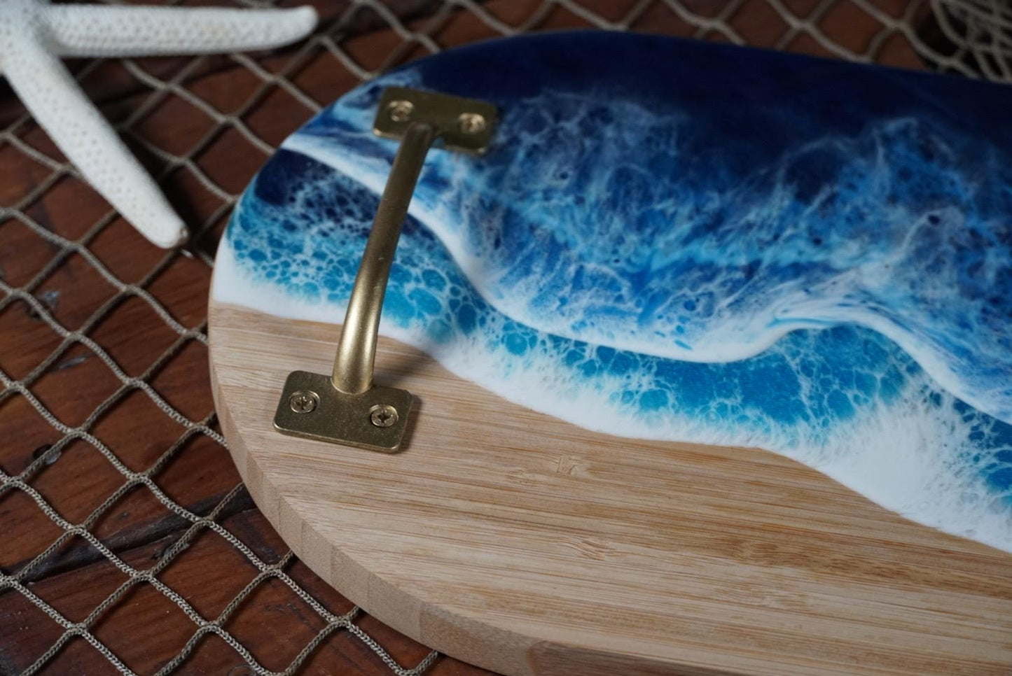 Ocean Waves Charcuterie Board | Serving Tray