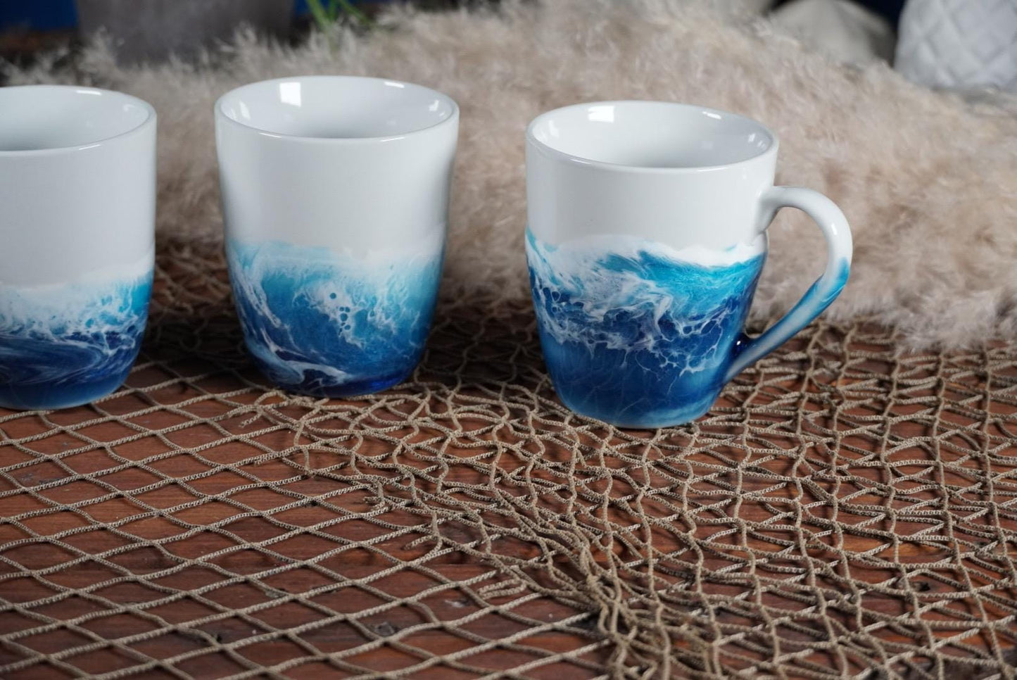 Ocean Waves Coffee Cup | Coastal Decor