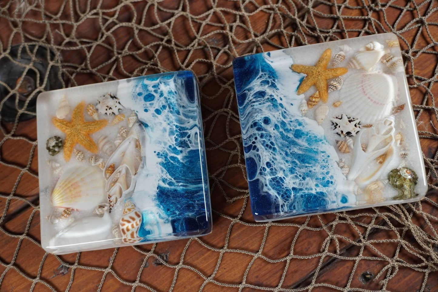 Ocean Waves Sea Scape Coasters