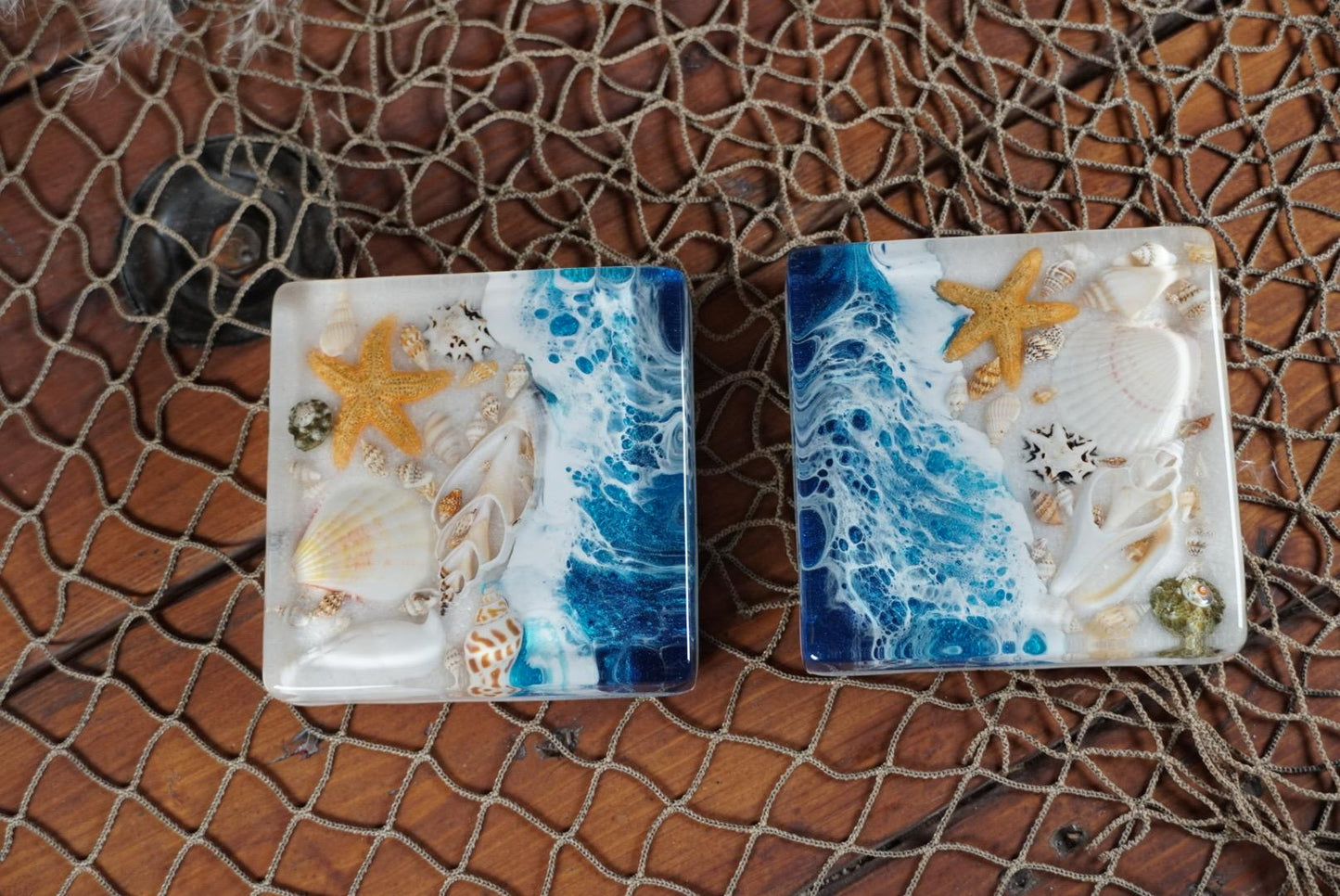 Ocean Waves Sea Scape Coasters