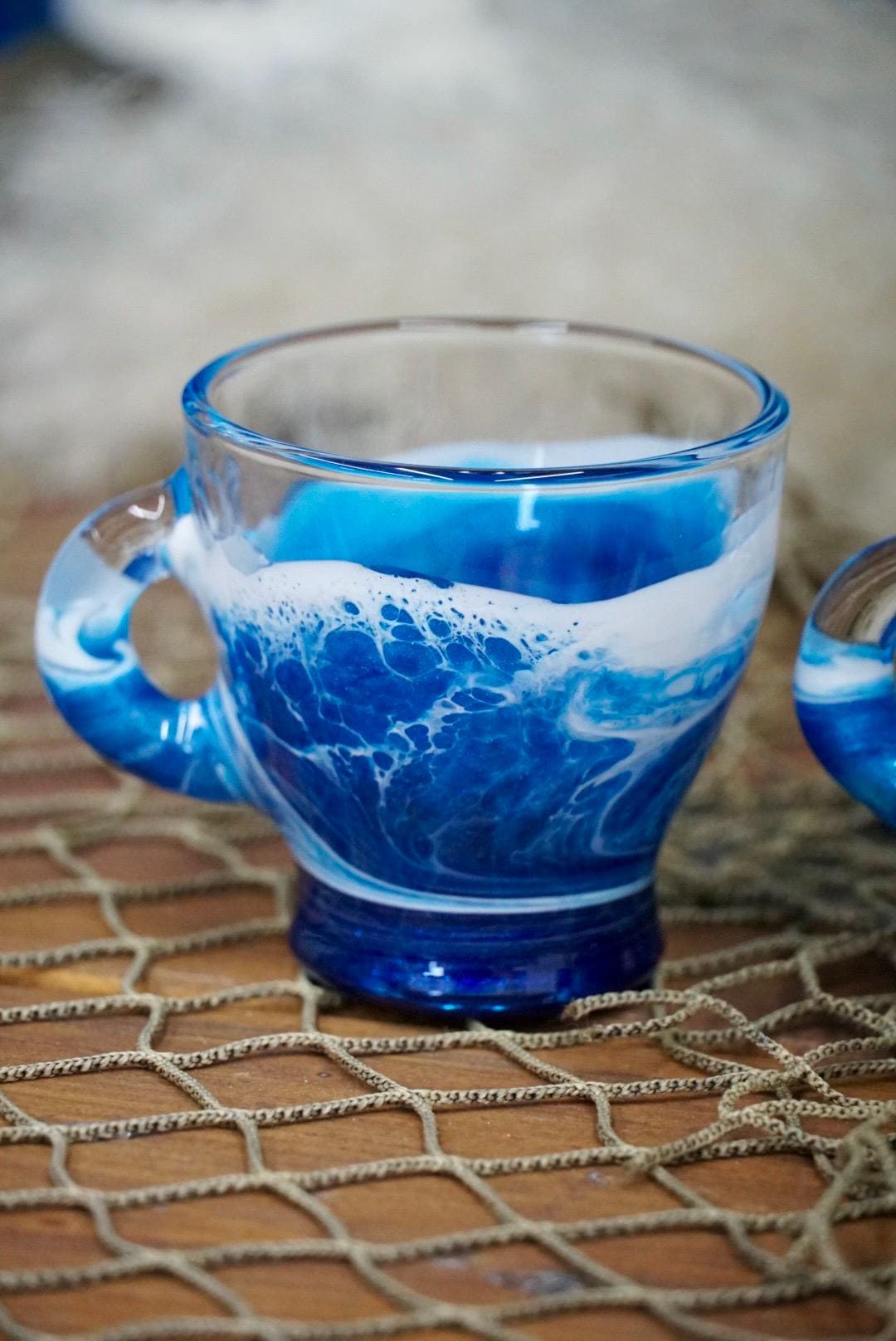 Ocean Waves Espresso Coffee Cups| Coastal Decor
