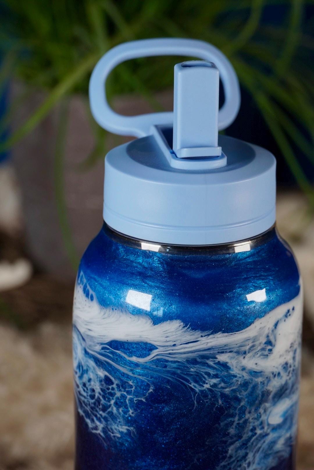 Ocean Waves Water Bottle
