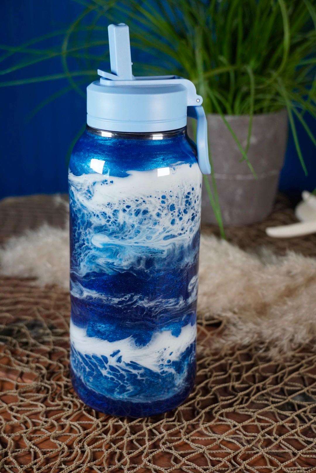 Ocean Waves Water Bottle
