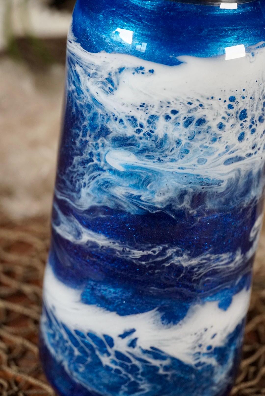 Ocean Waves Water Bottle