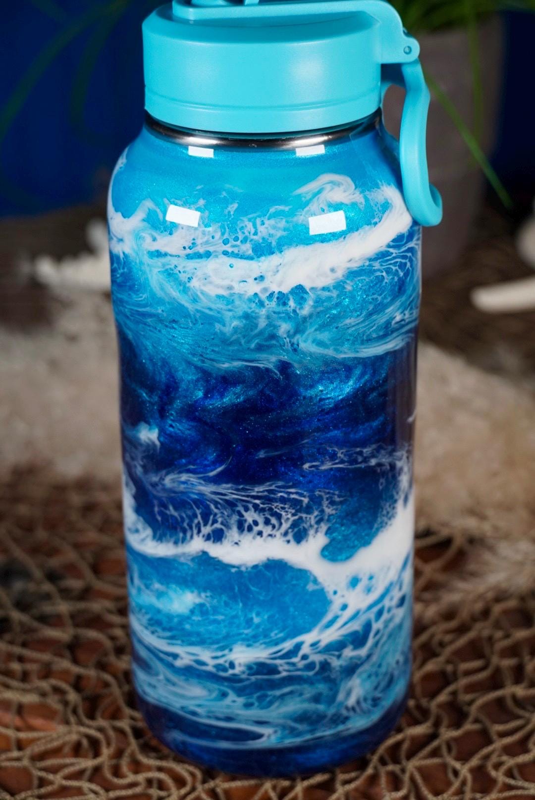 Ocean Waves Water Bottle