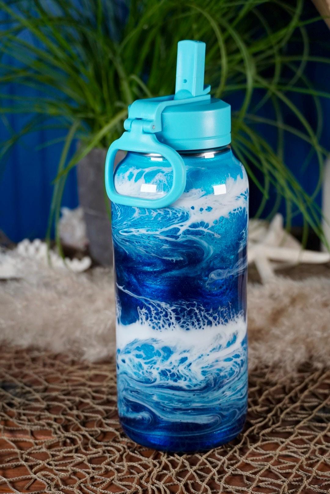 Ocean Waves Water Bottle