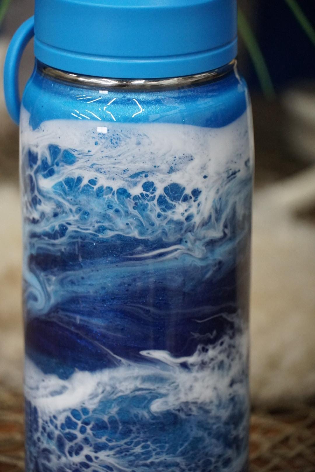 Ocean Waves Water Bottle