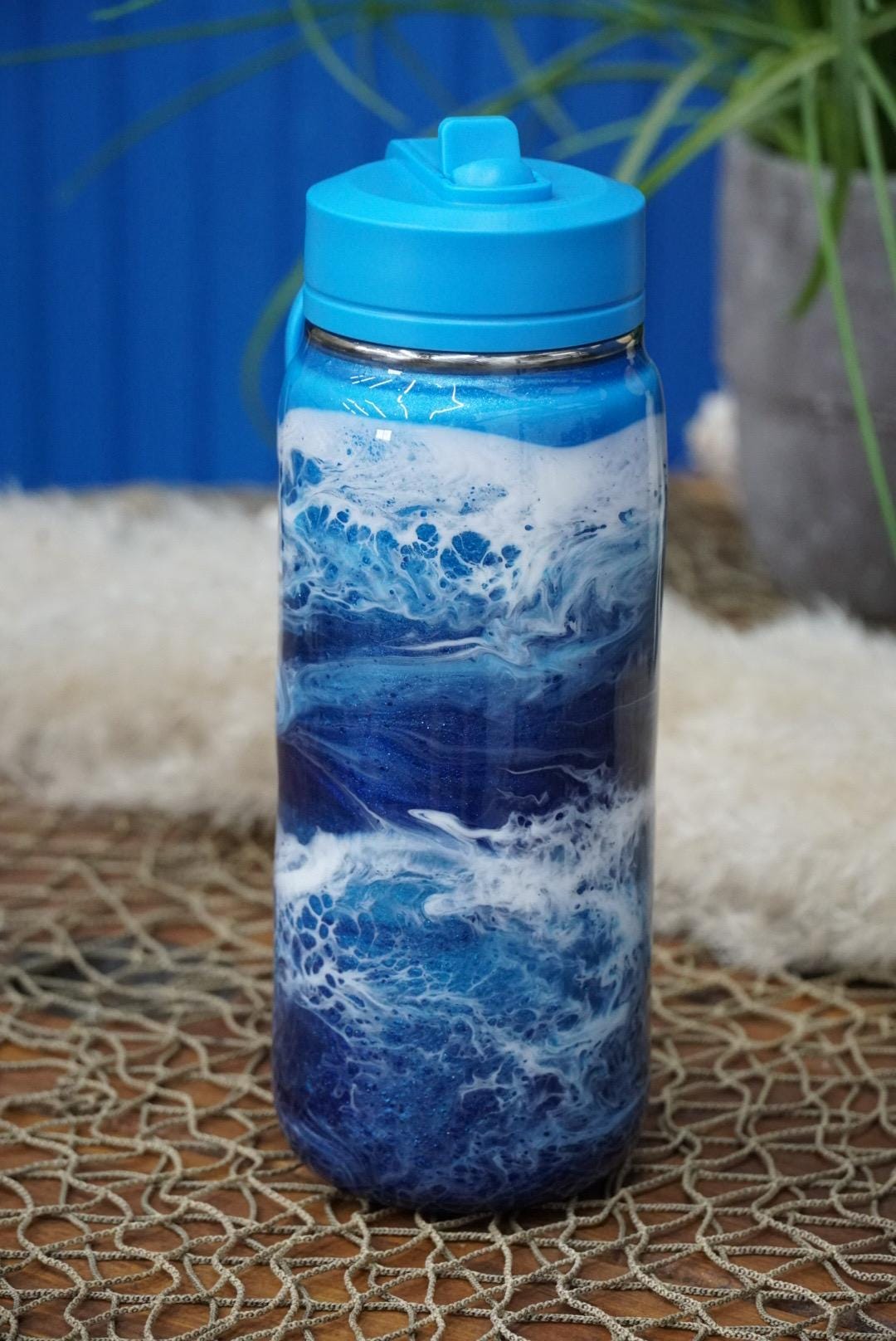 Ocean Waves Water Bottle