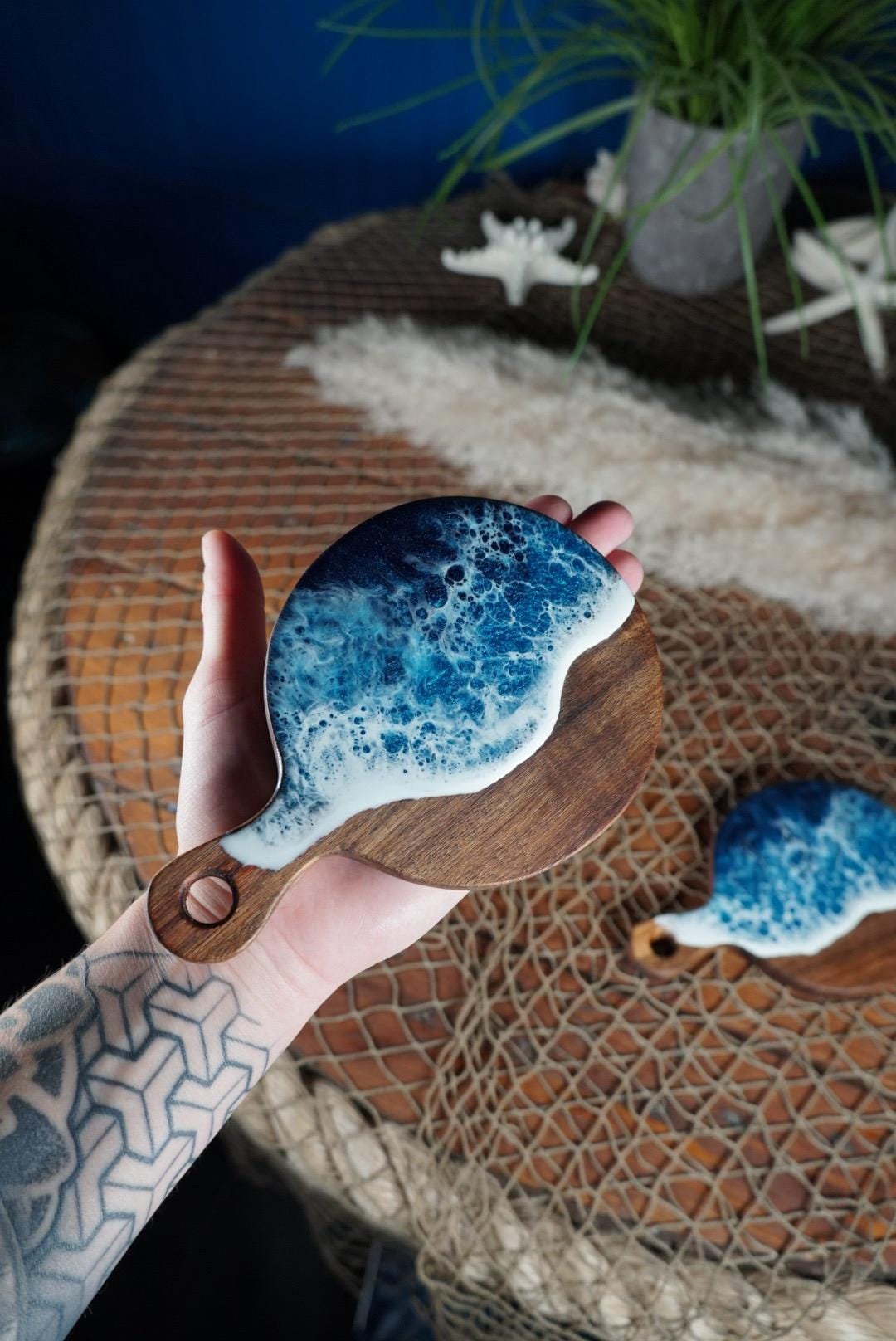 Mini Charcuterie with Ocean Waves
