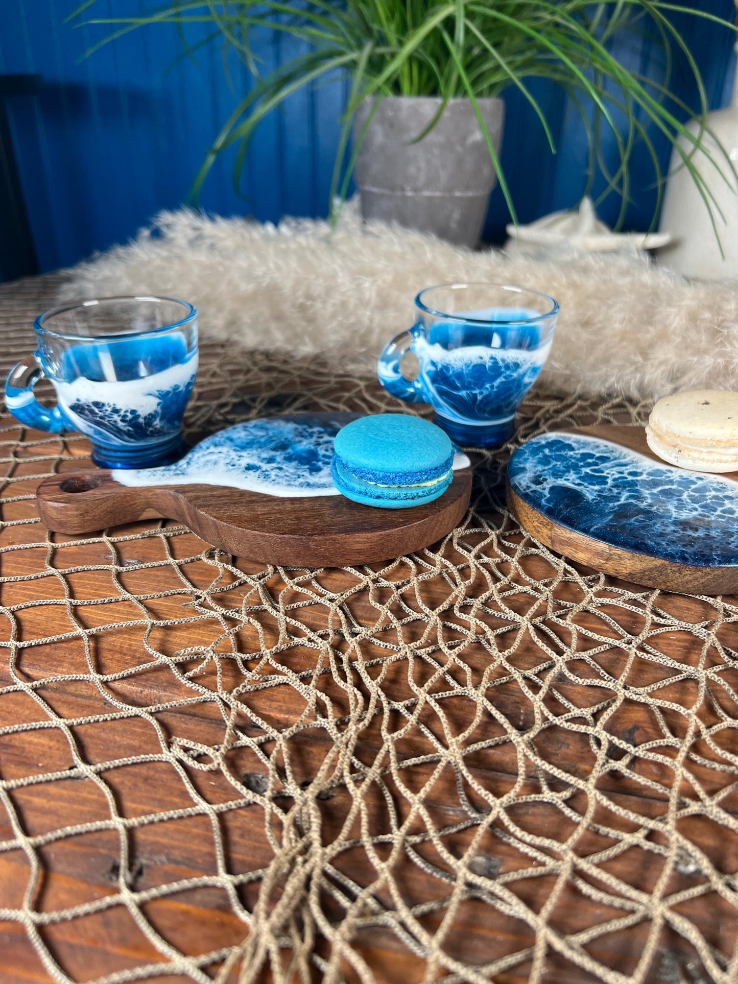 Mini Charcuterie with Ocean Waves
