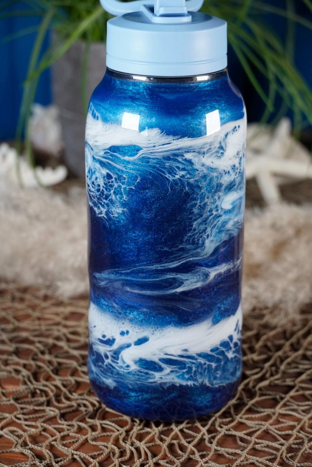 Ocean Waves Water Bottle