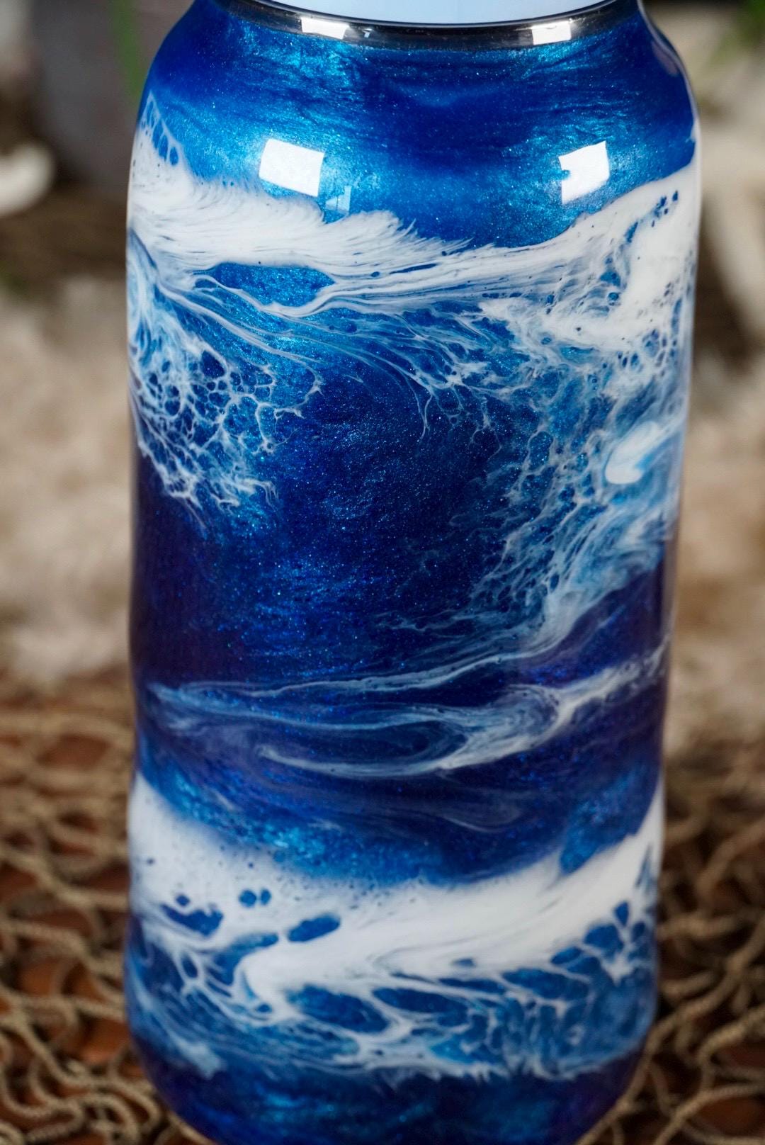 Ocean Waves Water Bottle