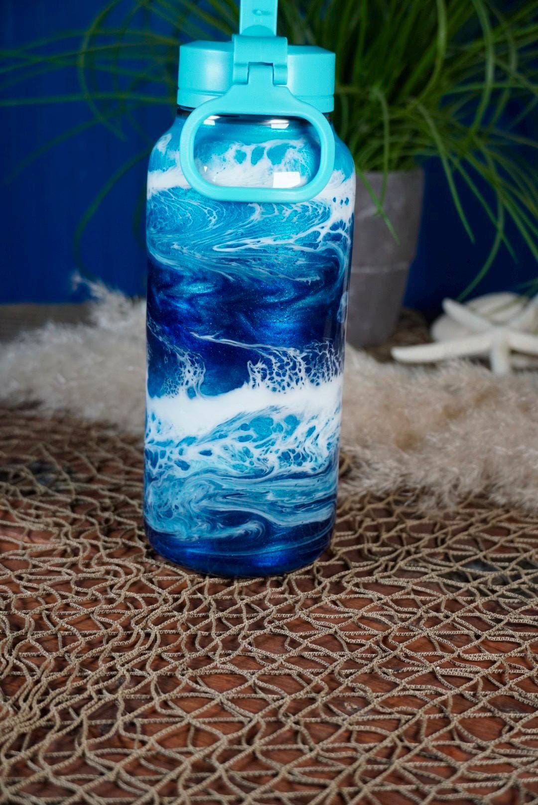 Ocean Waves Water Bottle