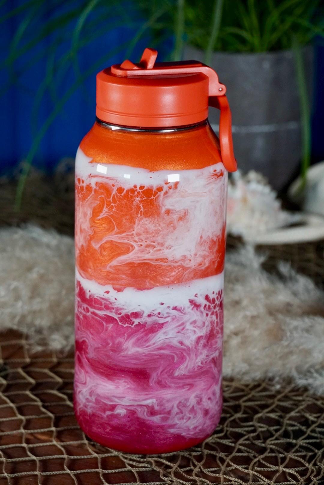 Sunset Waves Water Bottle