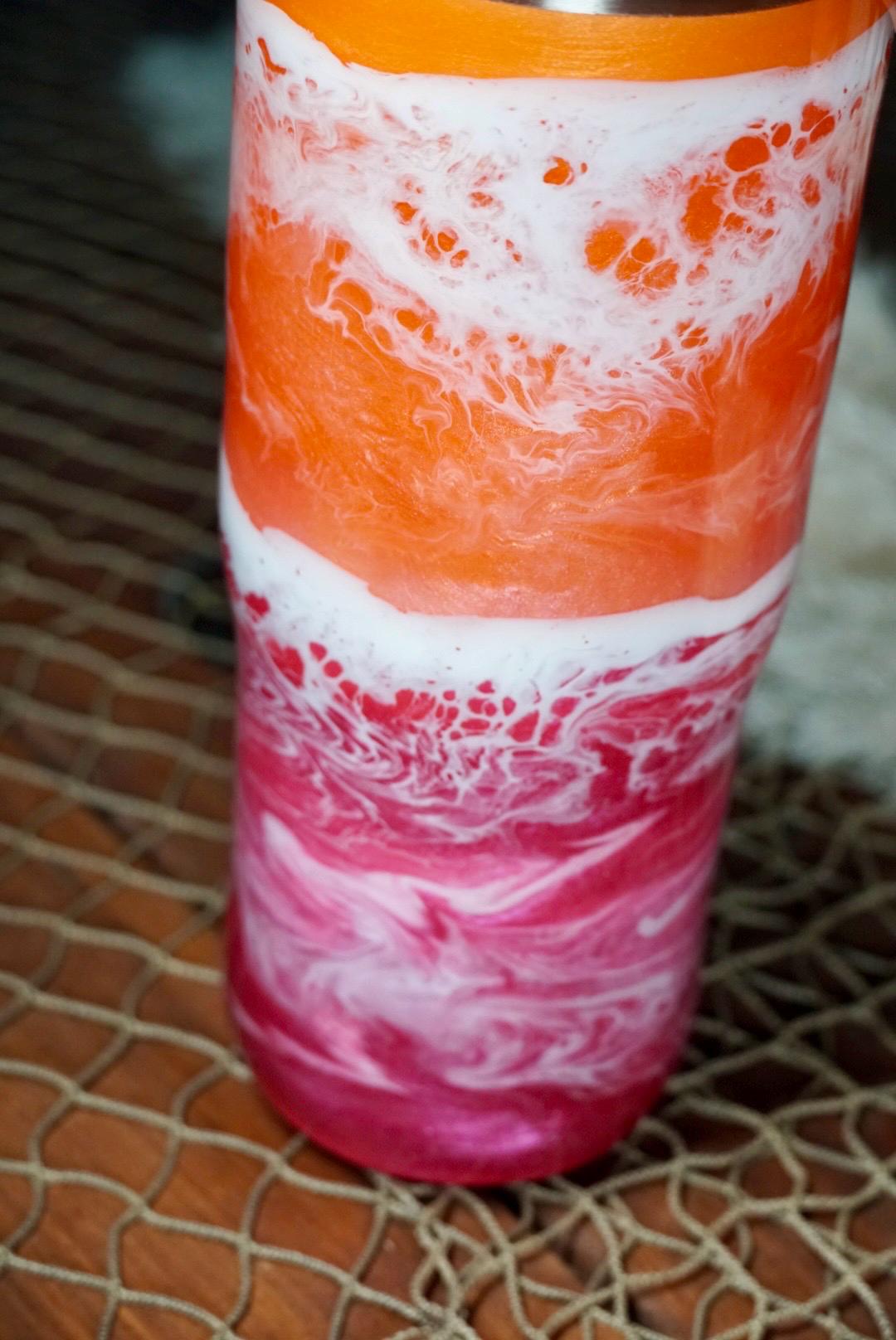 Sunset Waves Water Bottle