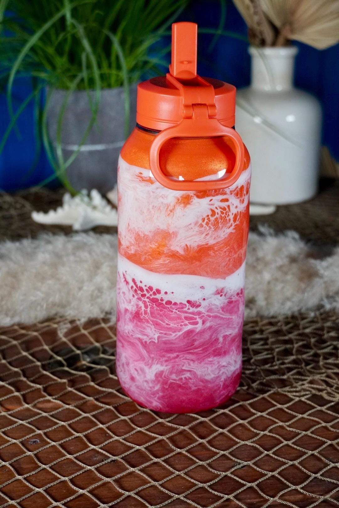 Sunset Waves Water Bottle