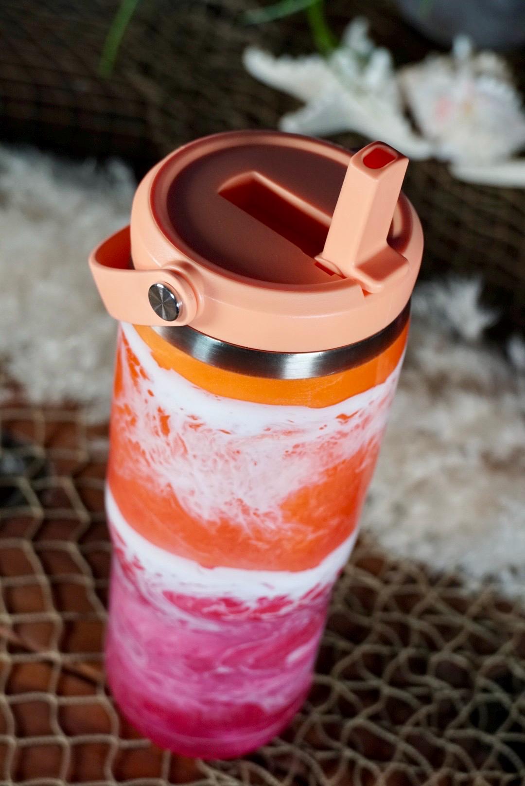 Sunset Waves Water Bottle