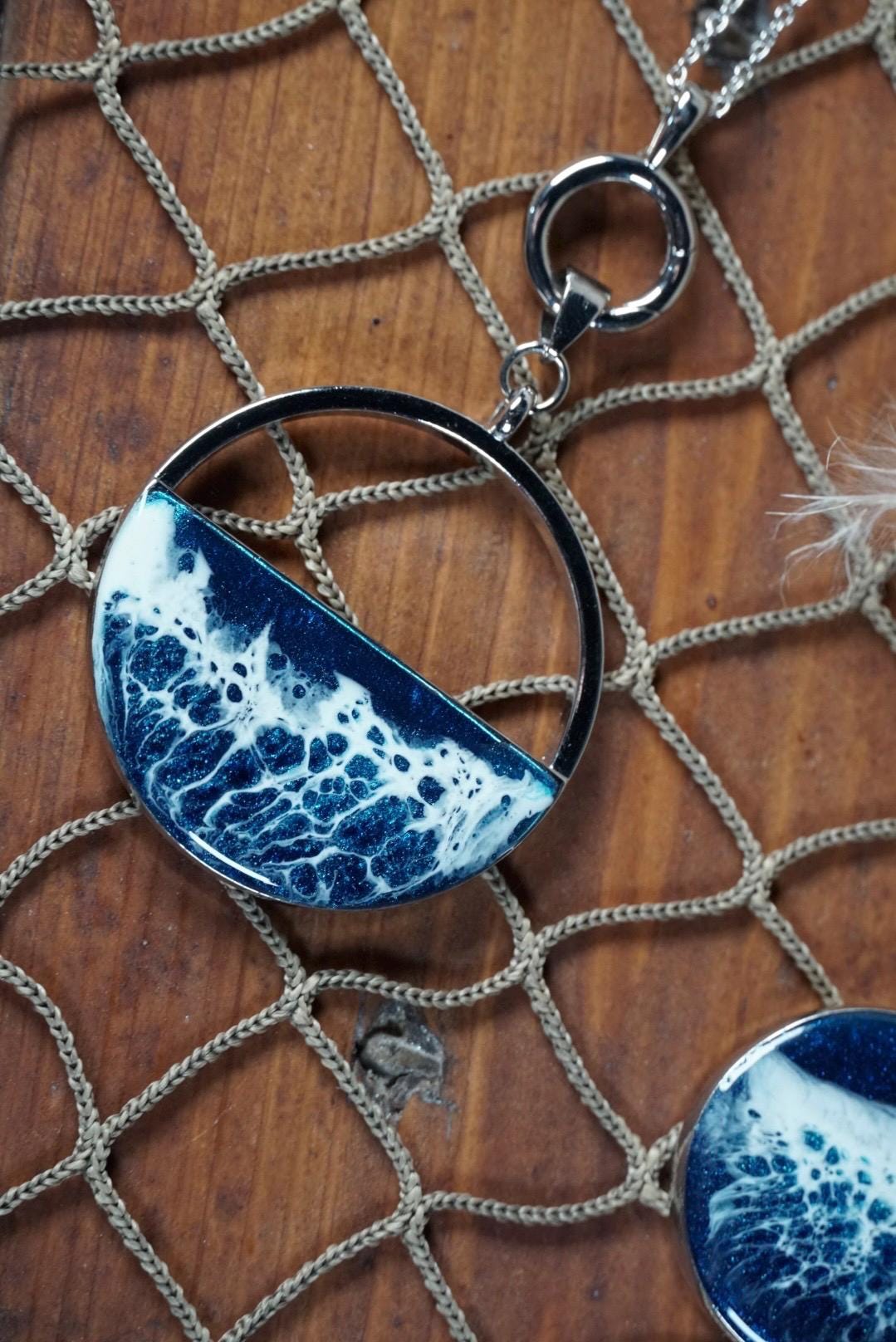 Ocean Waves Round Necklace