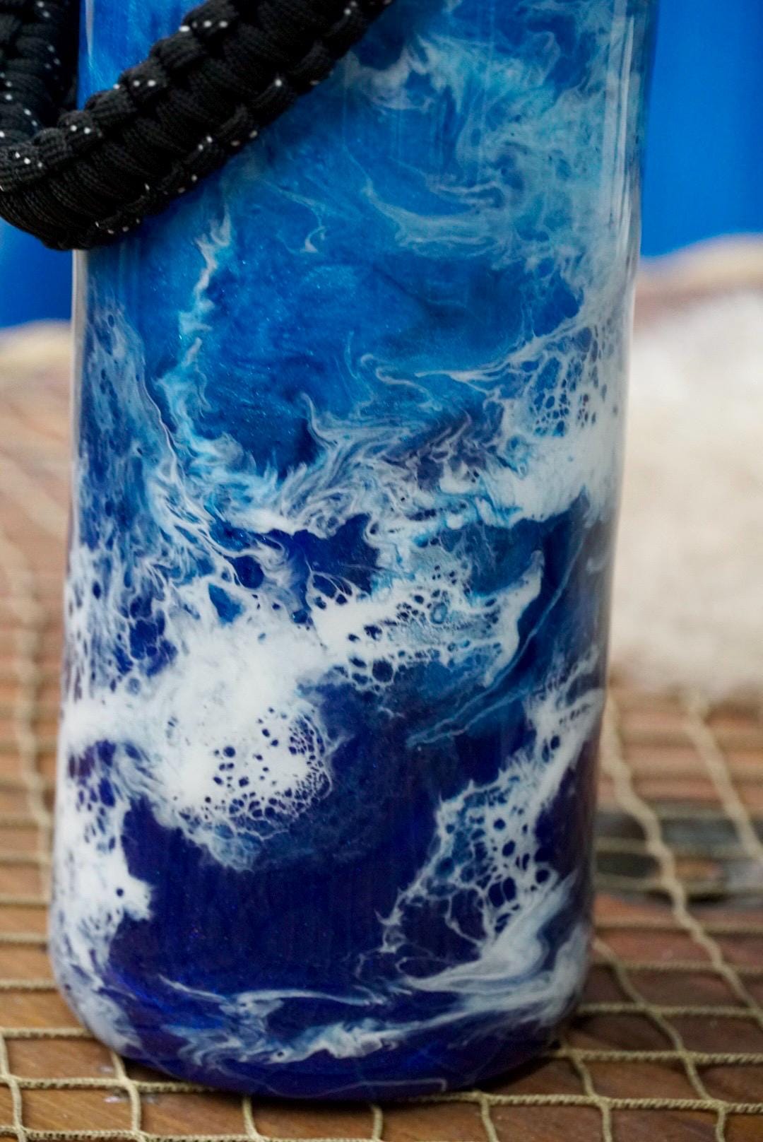 Ocean Waves Insulated Water Bottle Thermos Sports Bottle