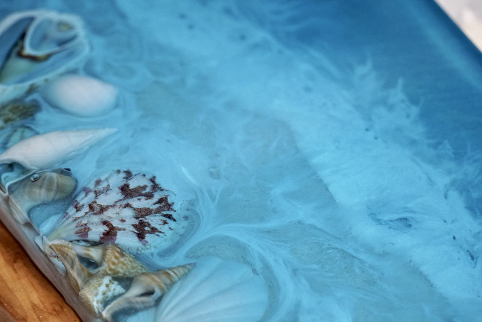 Sea Shell Ocean Cheese Board/Charcuterie Board/Serving Platter