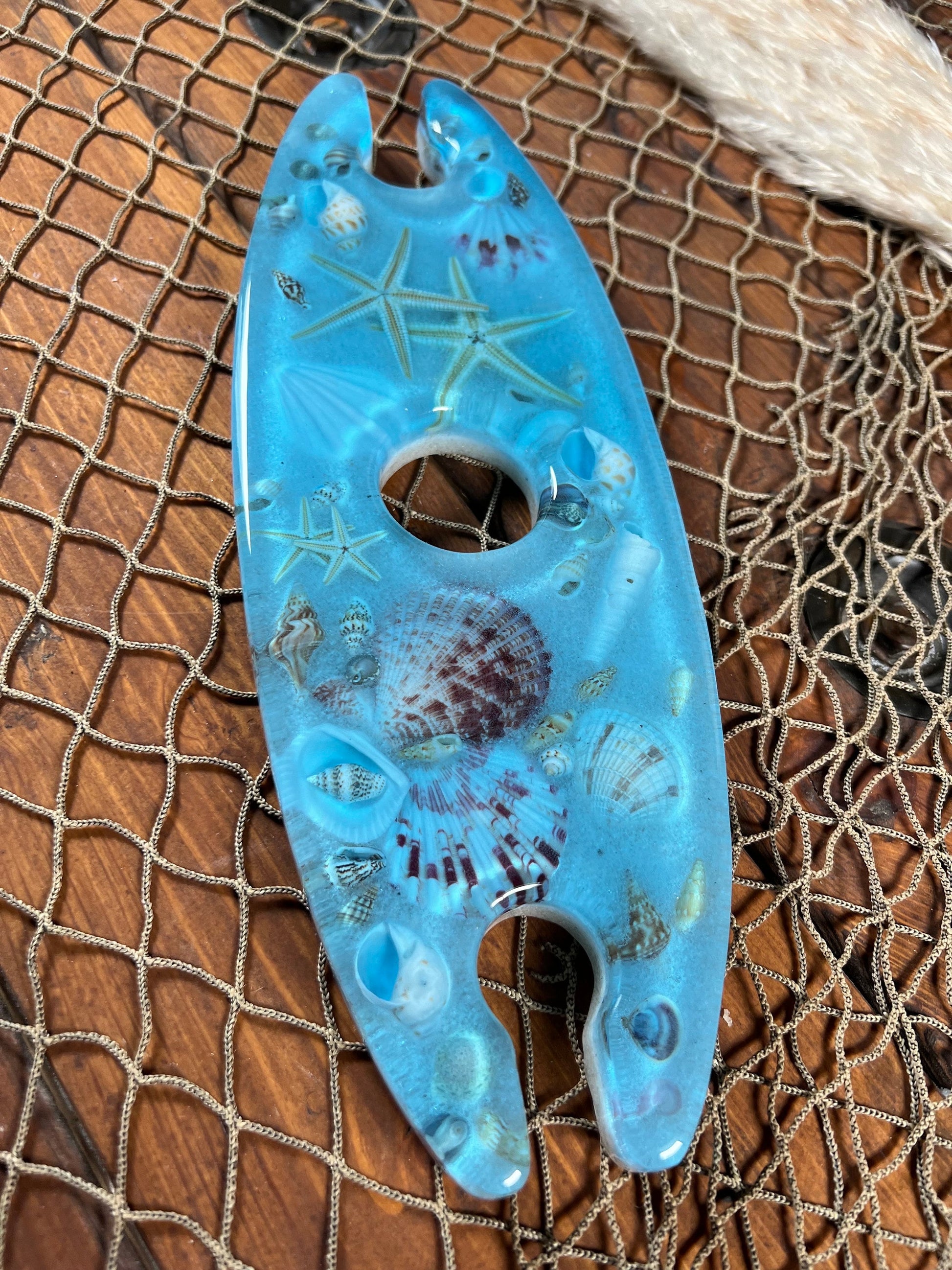 Ocean Shells Wine Caddy