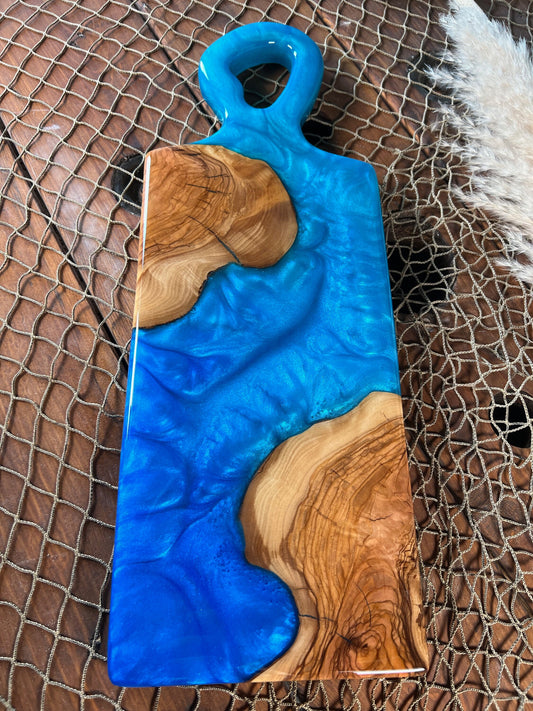 Blue Charcuterie Board, Serving Board