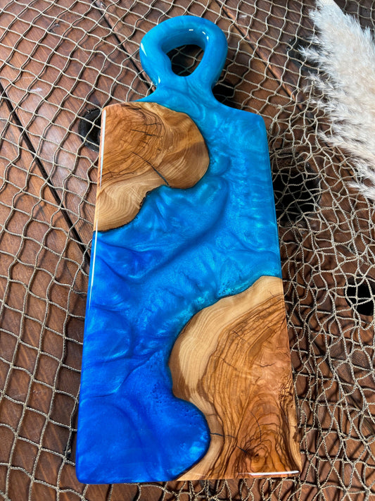 Blue Charcuterie Board, Serving Board