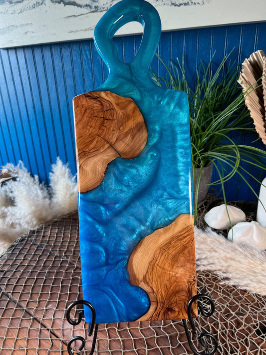 Blue Charcuterie Board, Serving Board