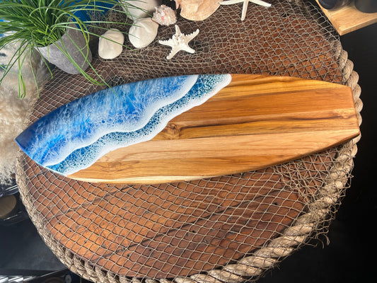 Ocean Waves Resin Surfboard