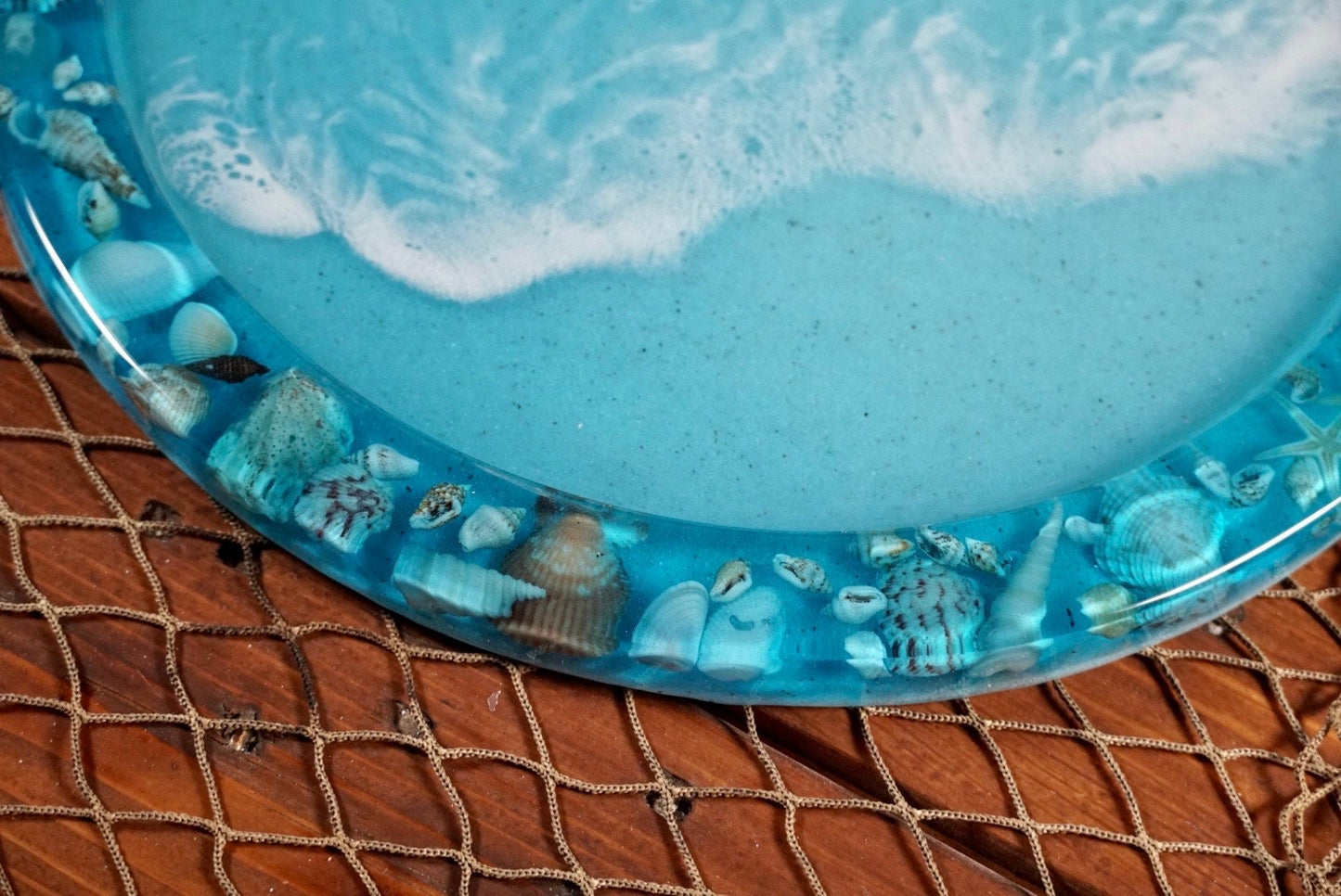 Sea Shell Ocean Resin Platter/Dish