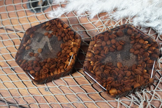 Coffee Bean Coasters