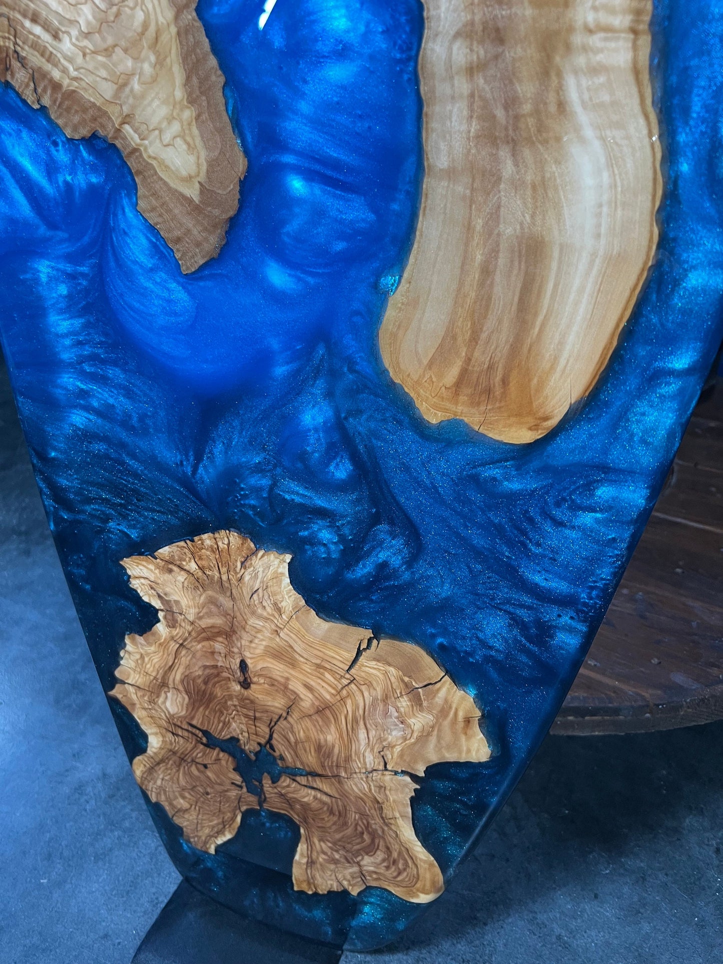 Turquoise and Blue Surfboard | Wall Art