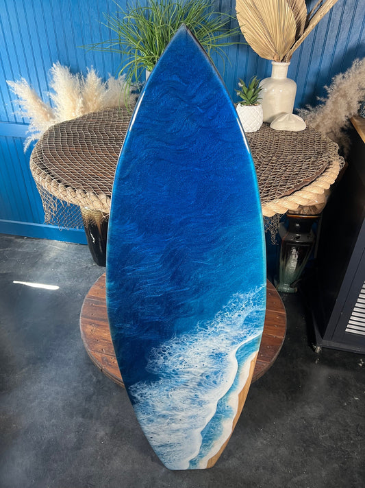 Ocean Waves Resin Surfboard