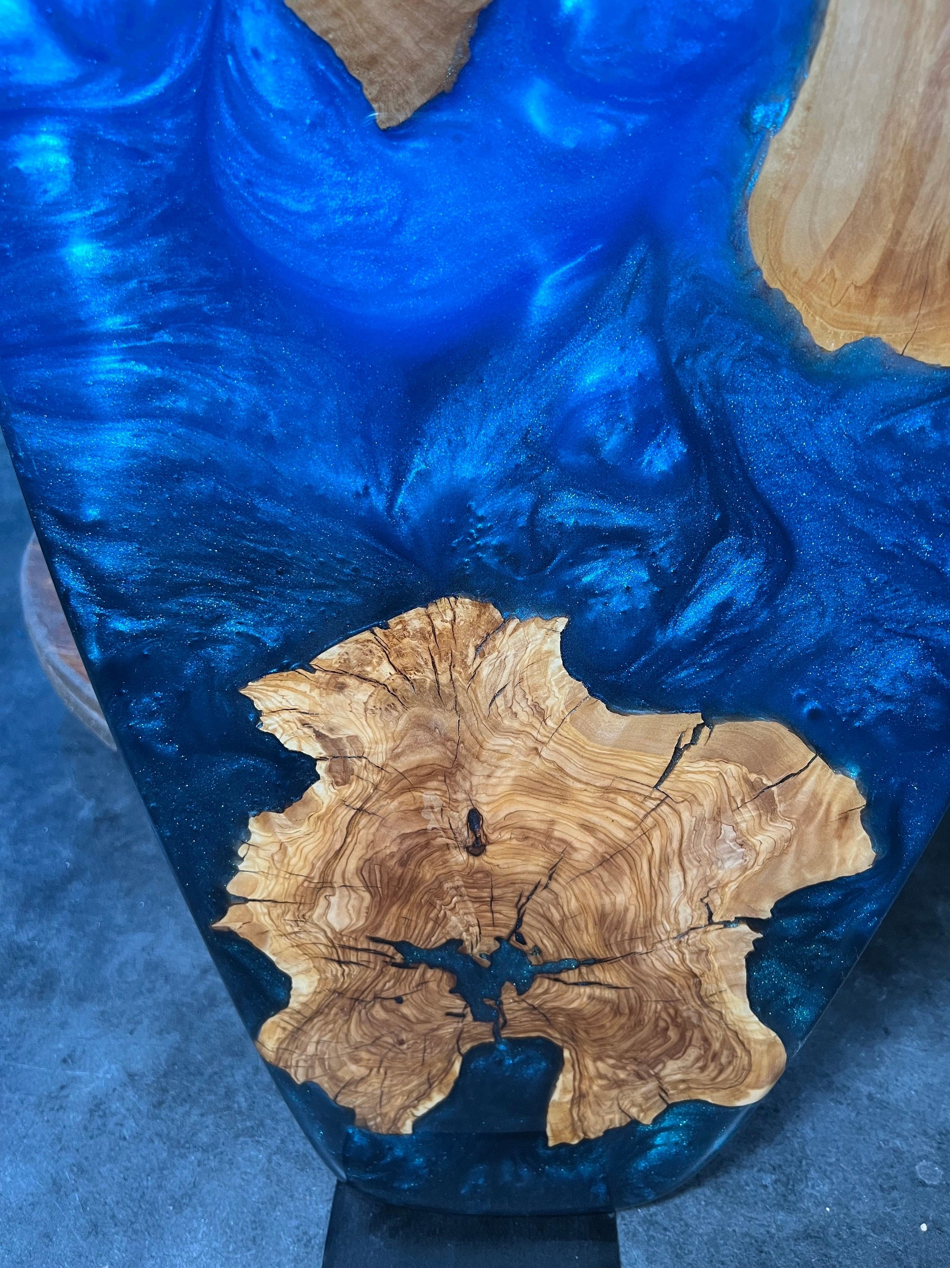 Turquoise and Blue Surfboard | Wall Art