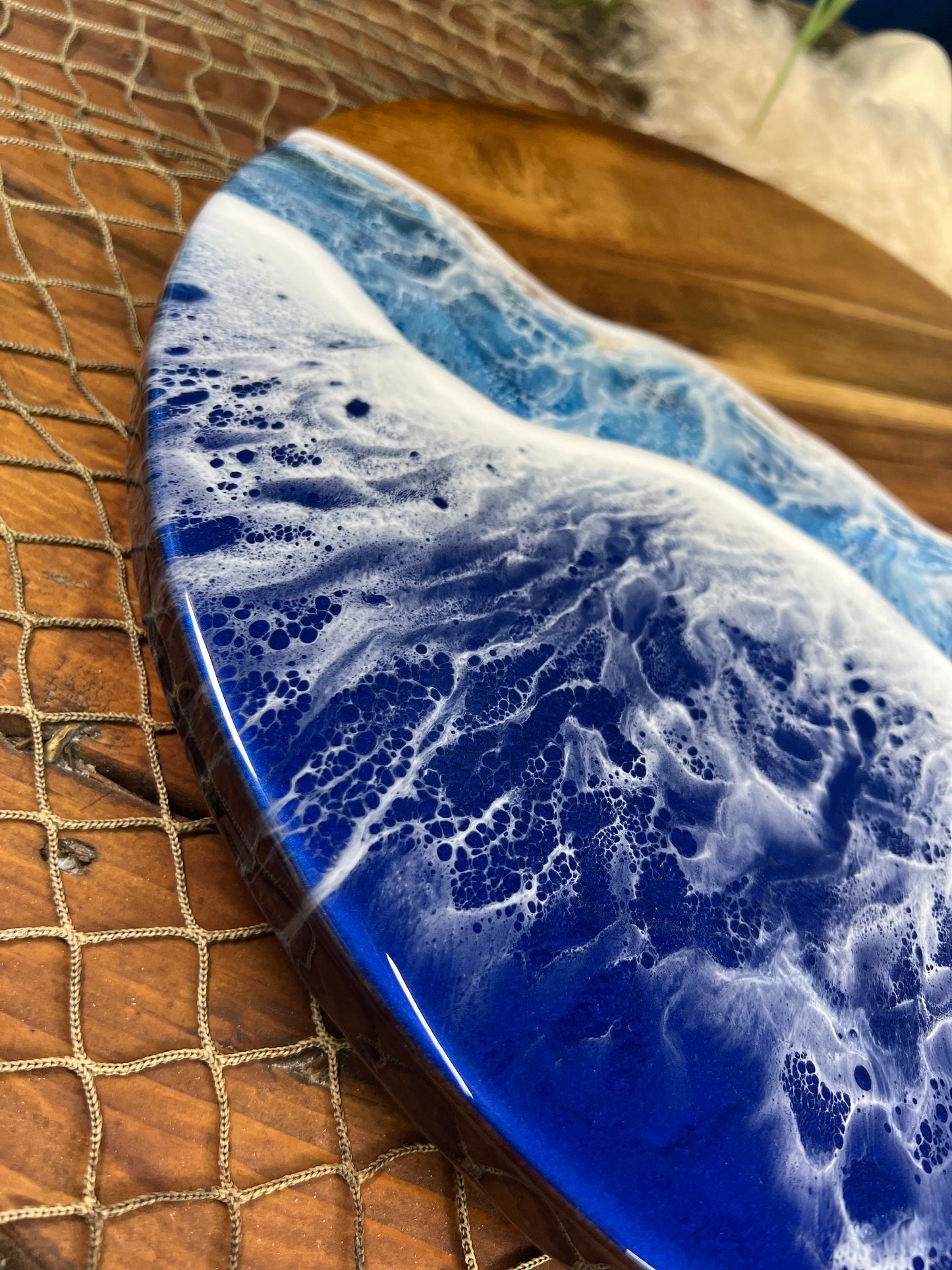 Ocean Waves Lazy Susan