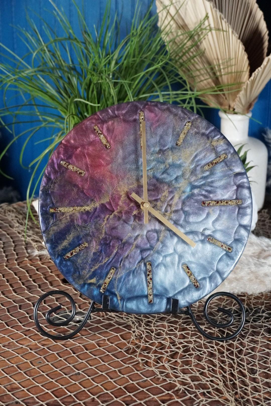 Cotton Candy 12” Clock