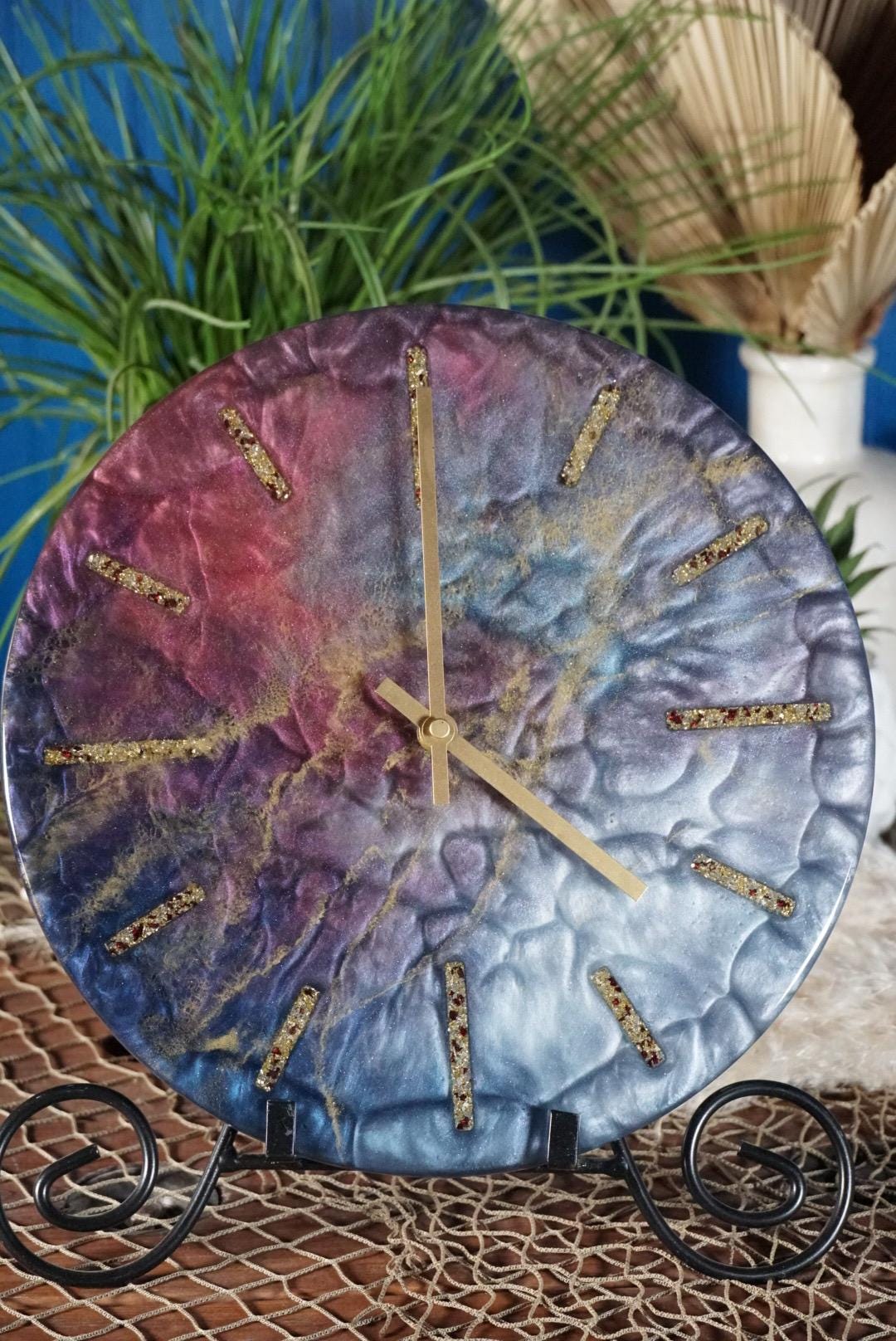 Cotton Candy 12” Clock