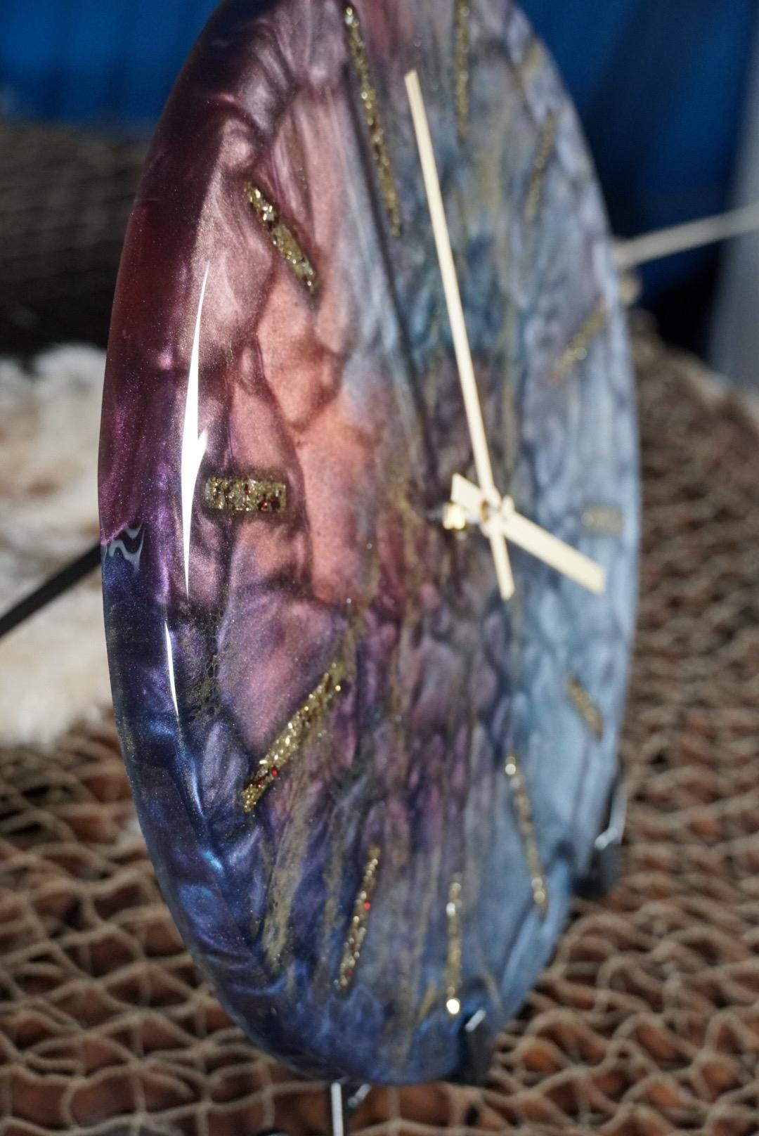 Cotton Candy 12” Clock