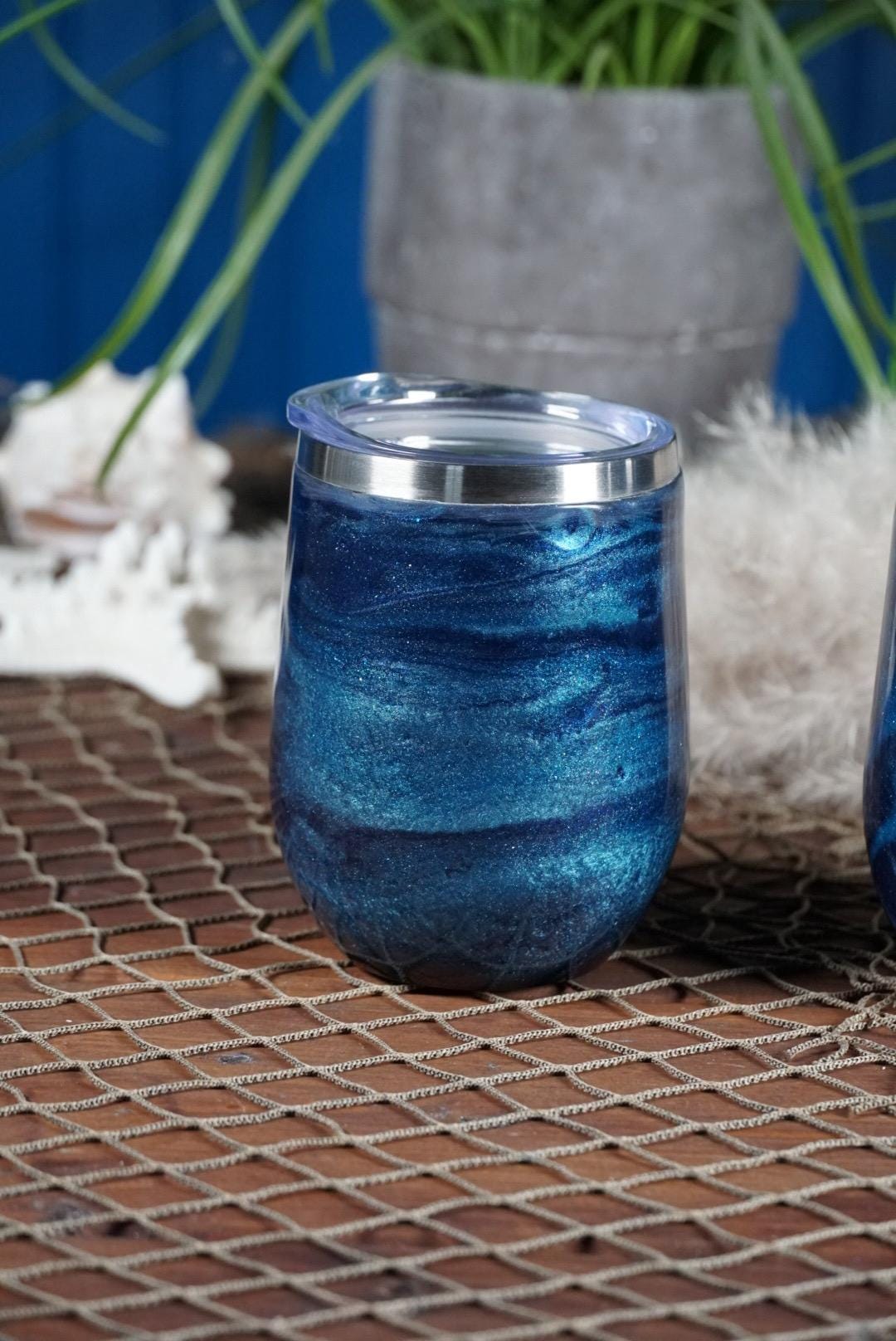 Blue Wine Tumbler | Wine Glasses