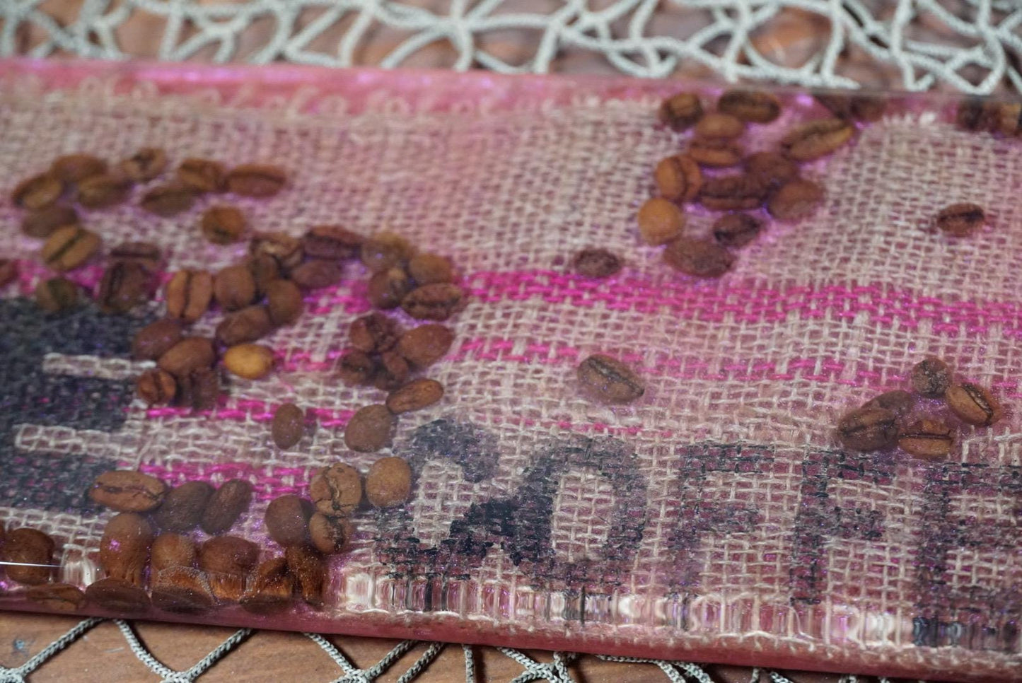 Coffee Bean Serving Tray, Platter, Serving Board