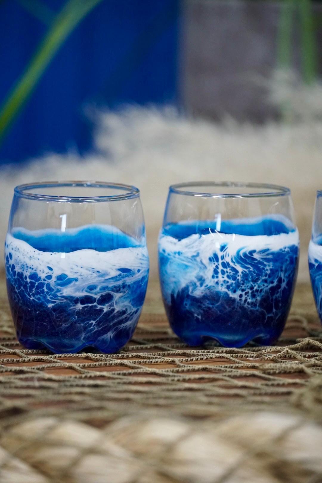 Ocean Waves Shot Glasses| Coastal Decor