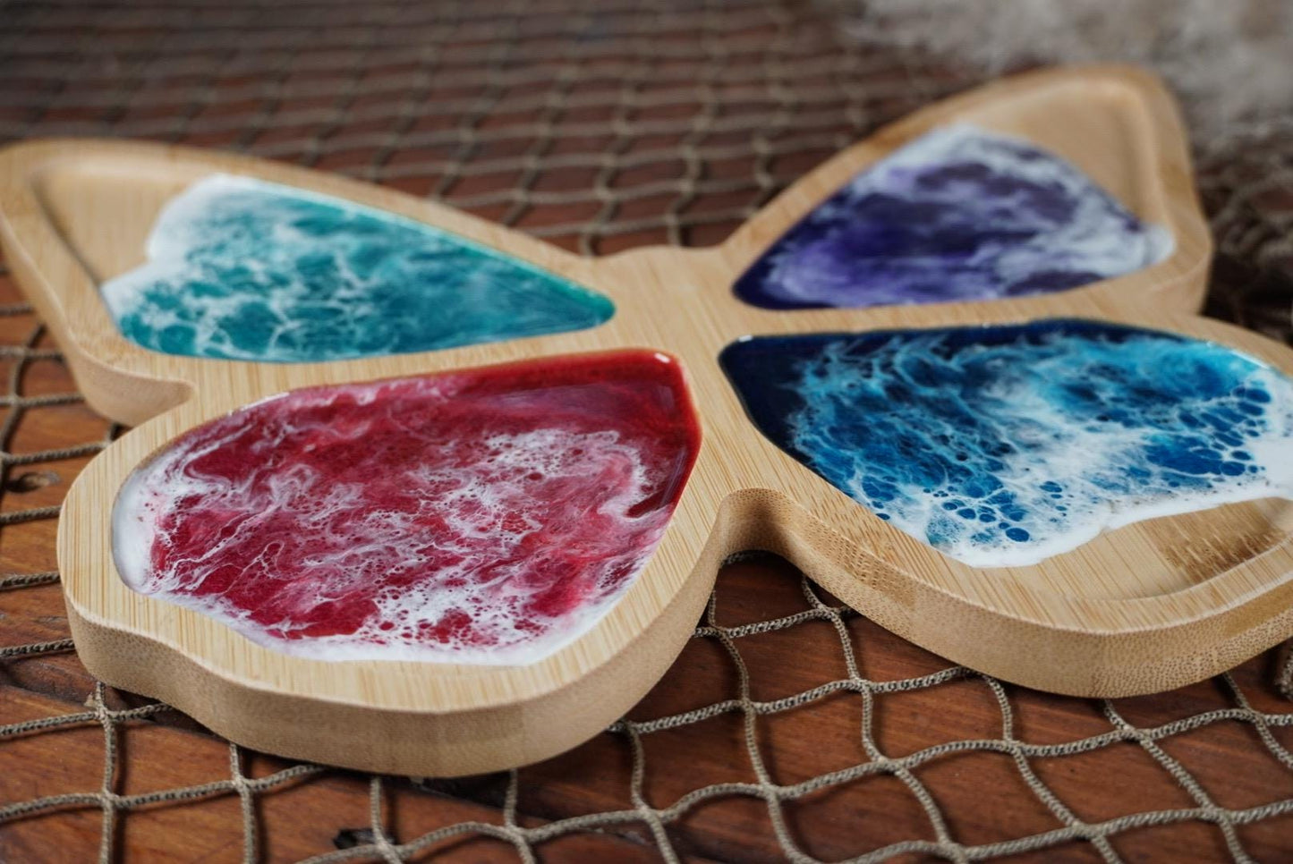 Butterfly Charcuterie Board | Centerpiece | Butterfly with Waves