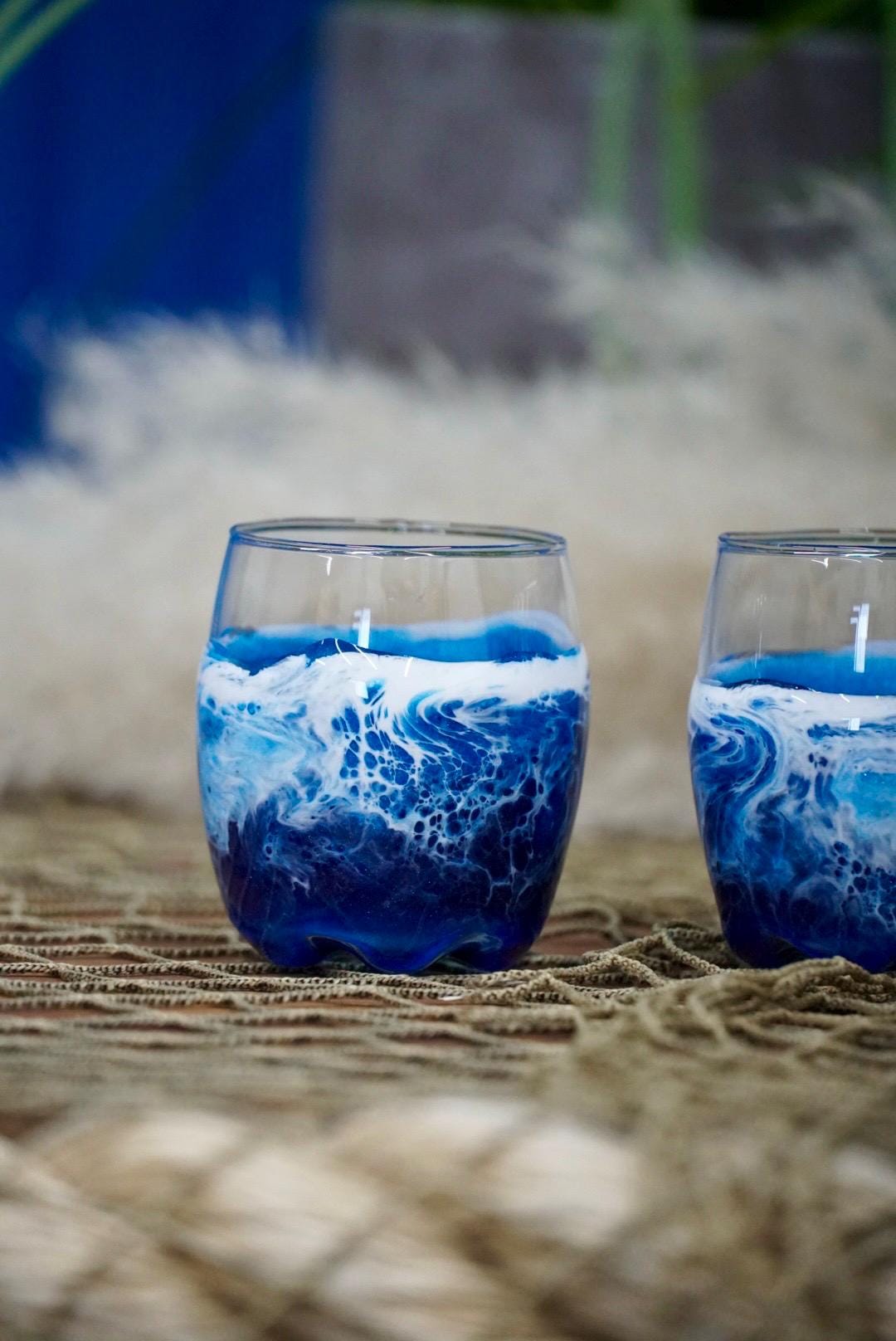 Ocean Waves Shot Glasses| Coastal Decor