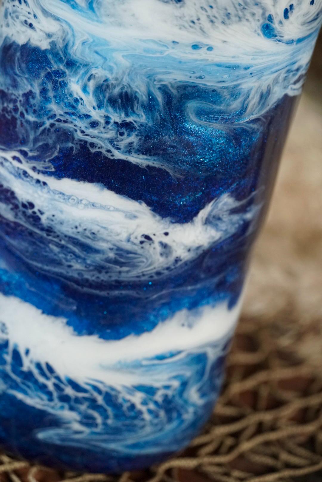 Ocean Waves Water Bottle