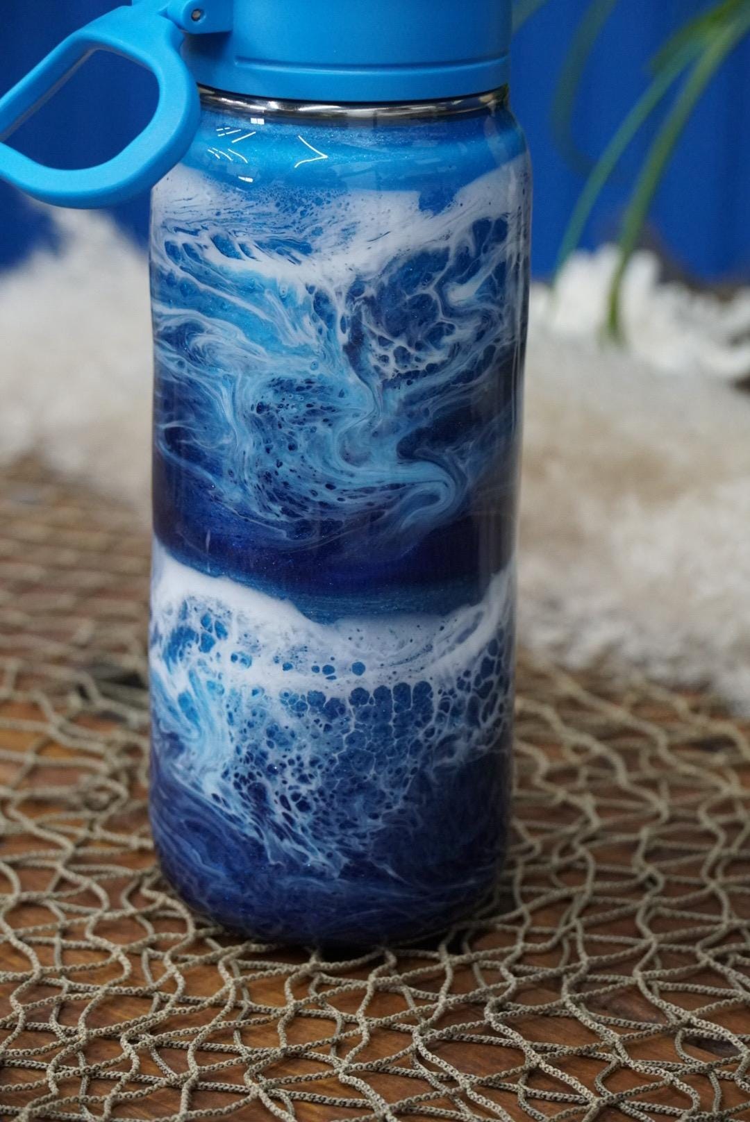 Ocean Waves Water Bottle