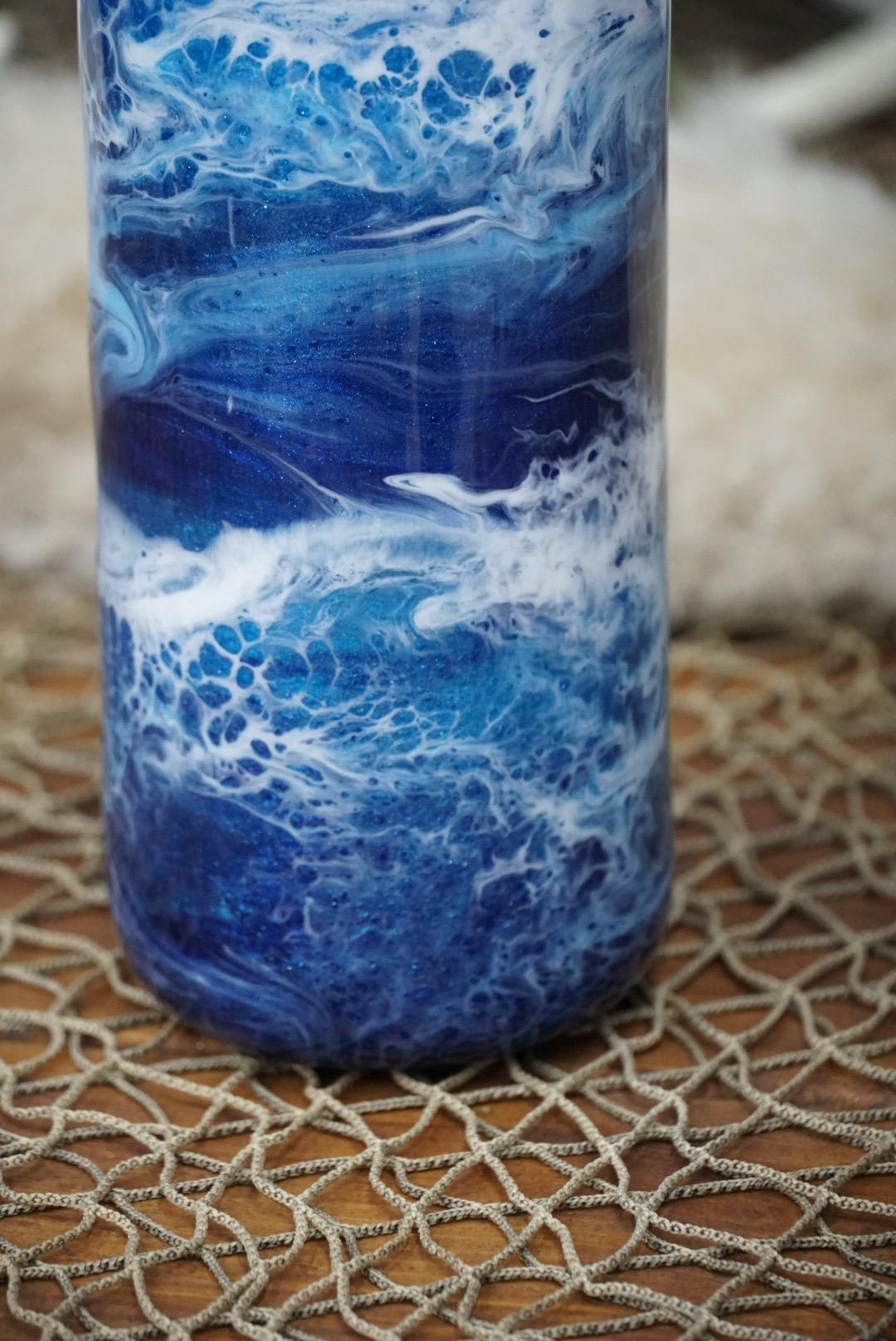 Ocean Waves Water Bottle